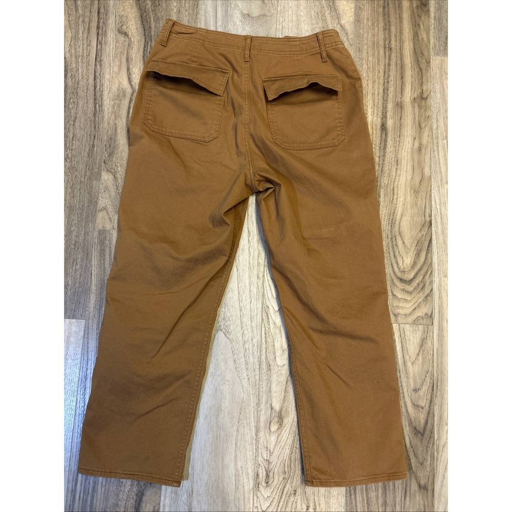 A‎ New Approach A.N.A. Highest Rise Vintage Straight Women 12 Brown 32X26"